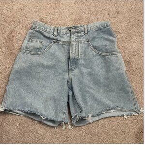 Vintage GUESS Denim Blue Jean Shorts Size 31. USA. Cotton. B130